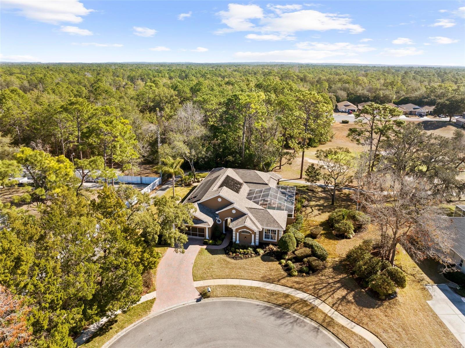 Oversized, private lot