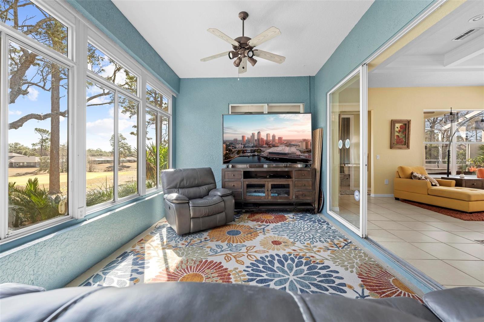 ...with a wall of windows!