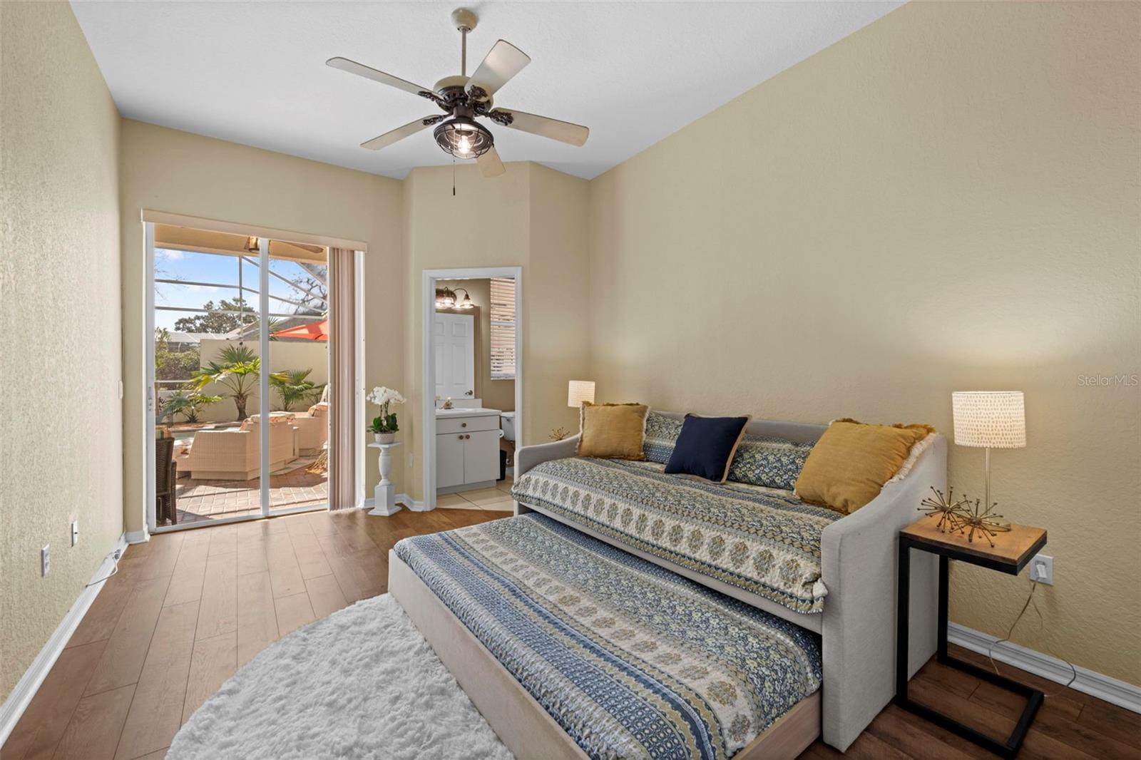 3rd bedroom with cabana access and full bath