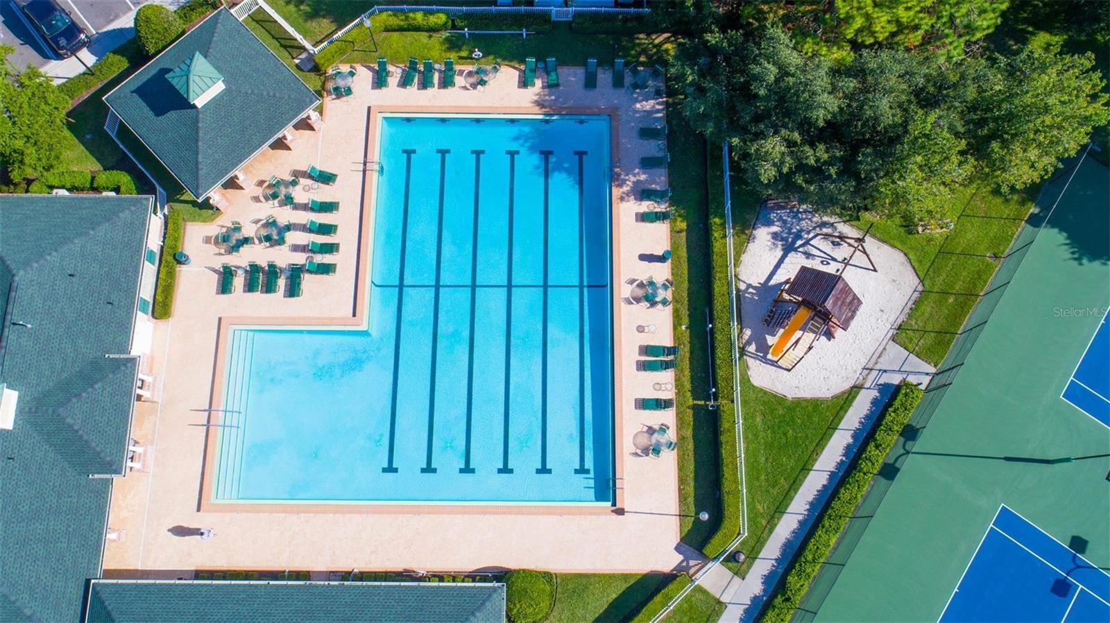 Olympic-sized community pool