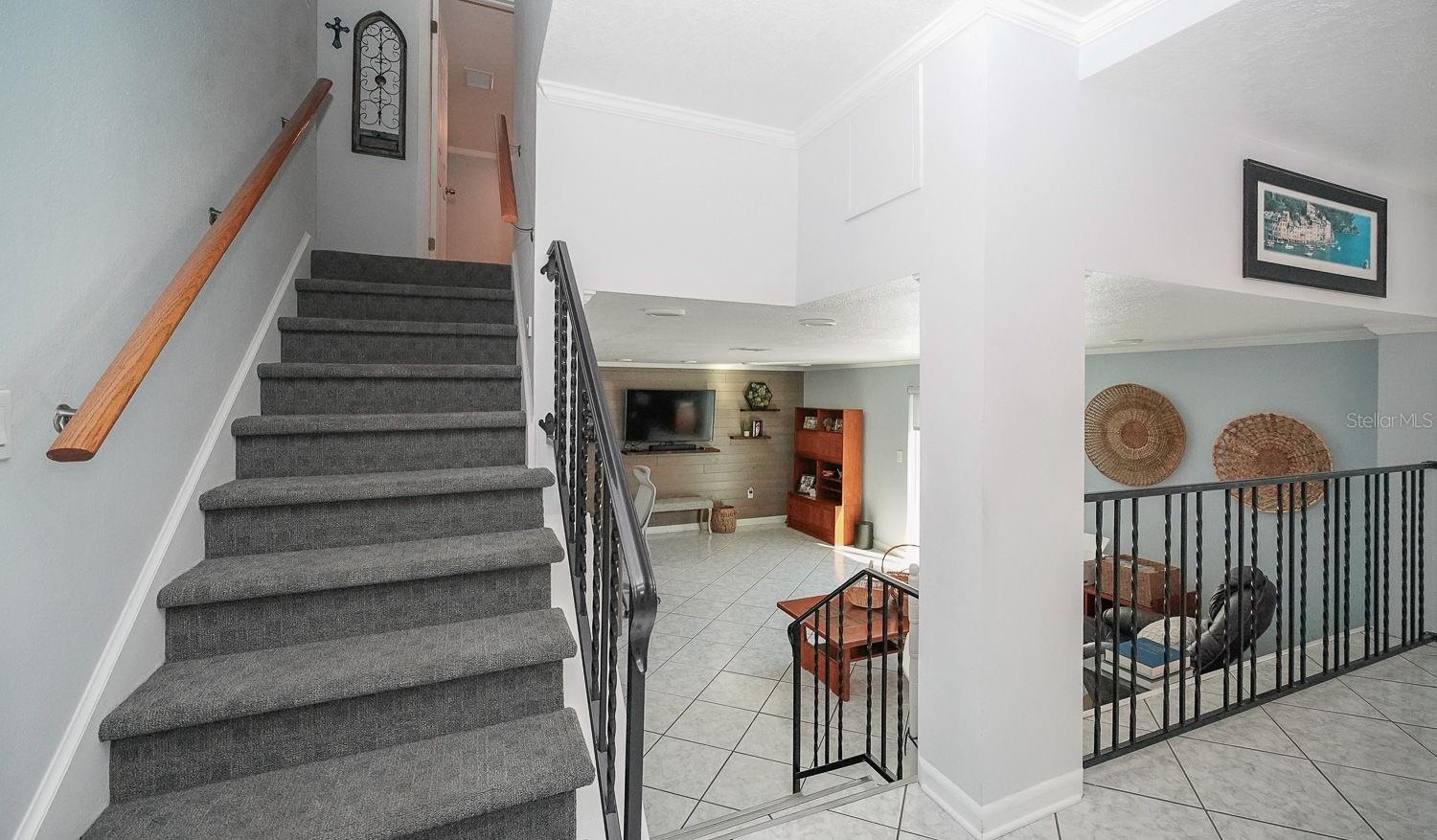 Stairs, Family Room