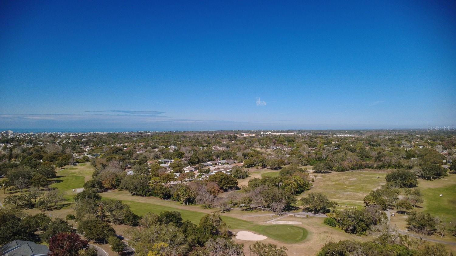 Aerial View of Golf Course
