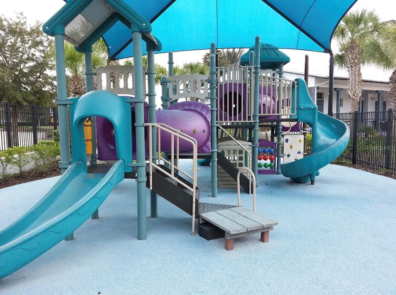 There's a playground in almost every neighborhood.