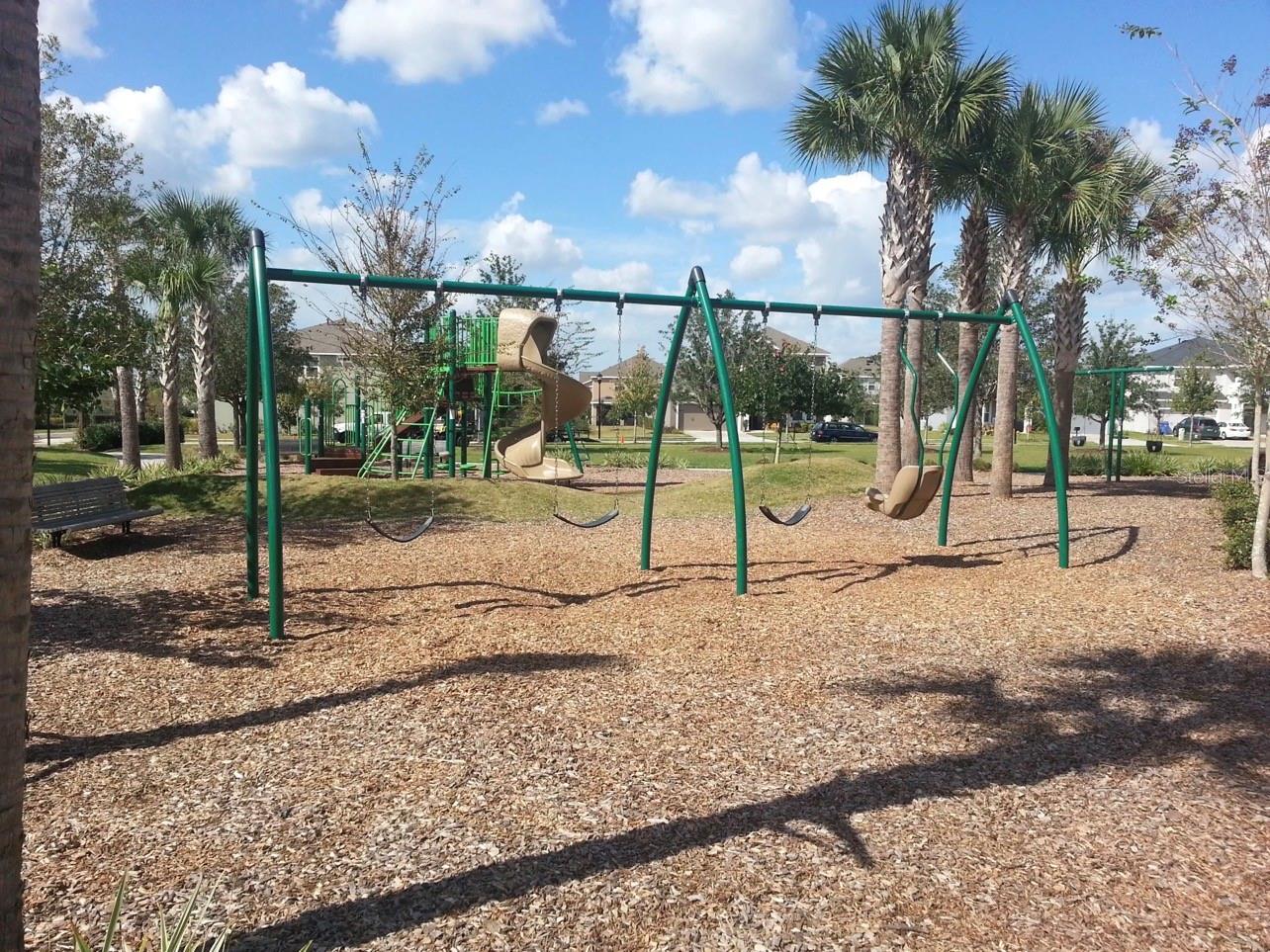 There's a playground in almost every neighborhood.