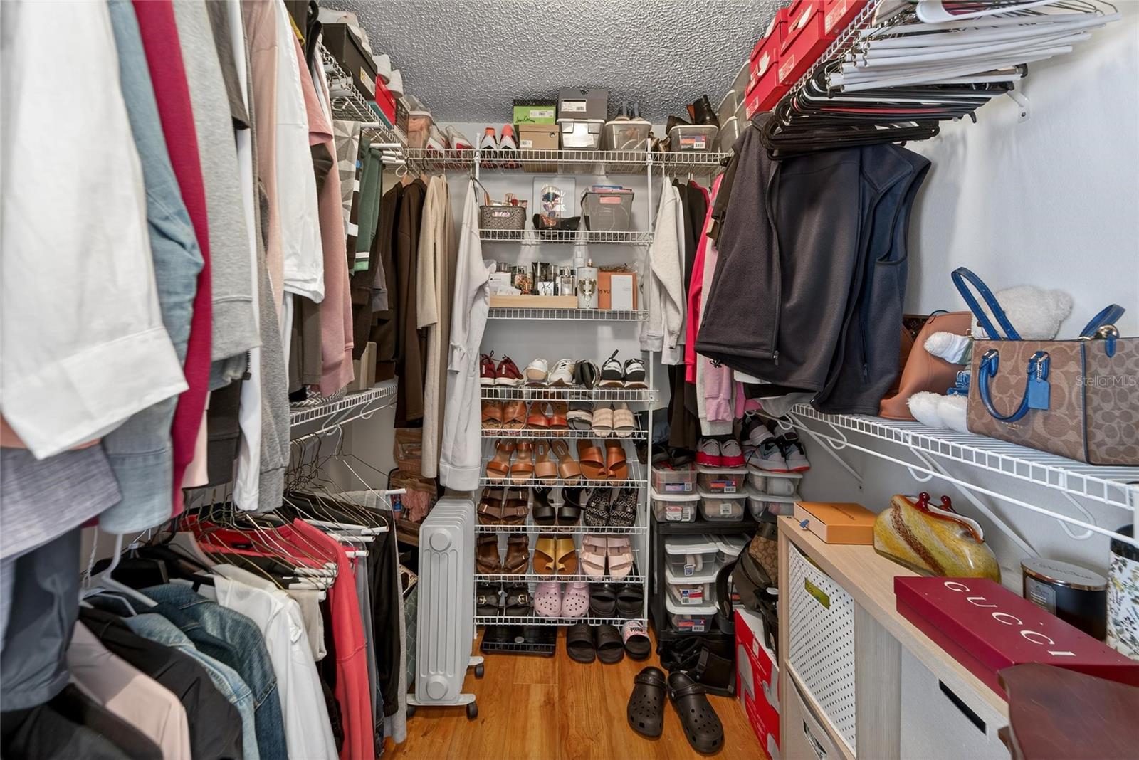 One of the two walkin closets