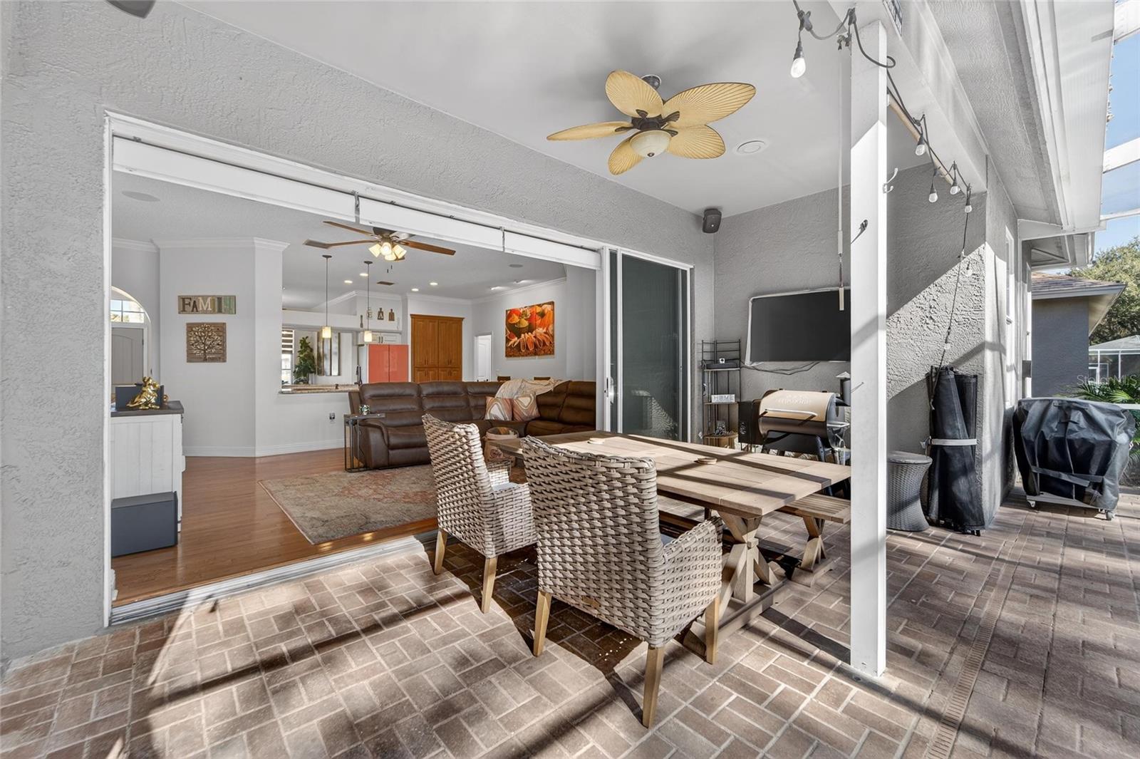 Pool Patio from Living Room