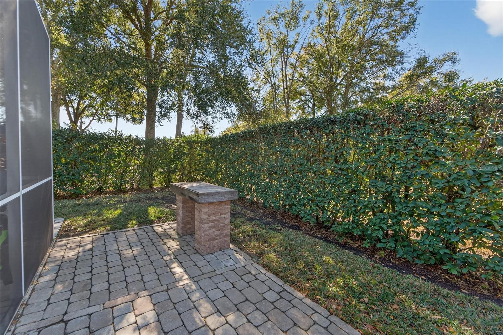 Right rear yard patio