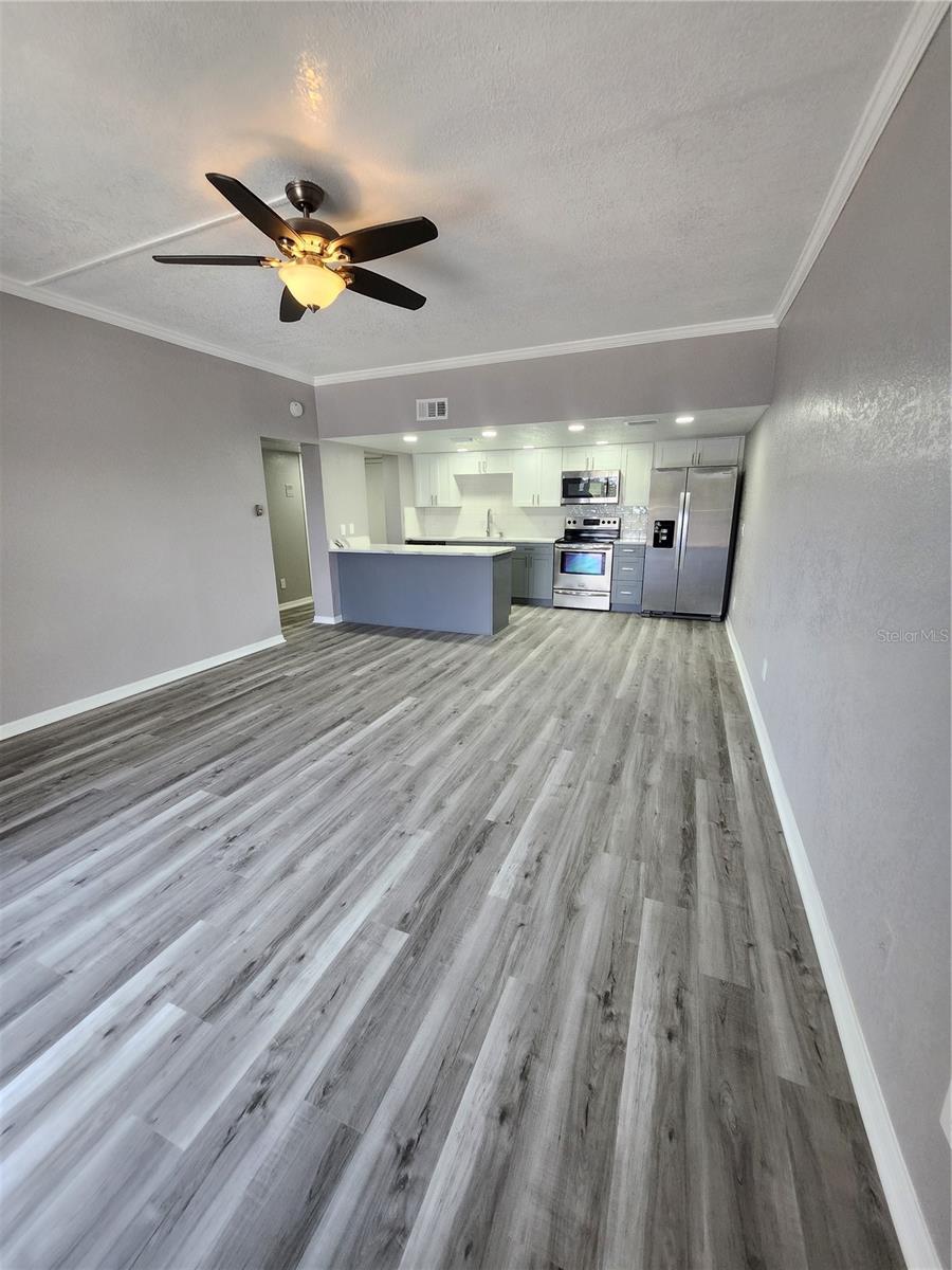 Living room spacious