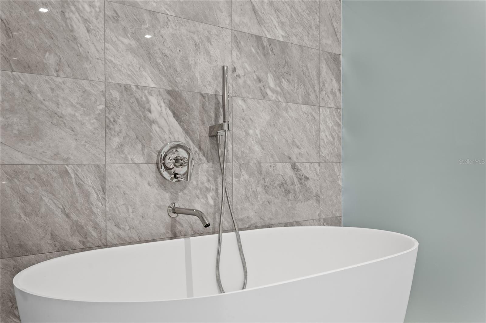 Primary Bath with Freestanding Tub