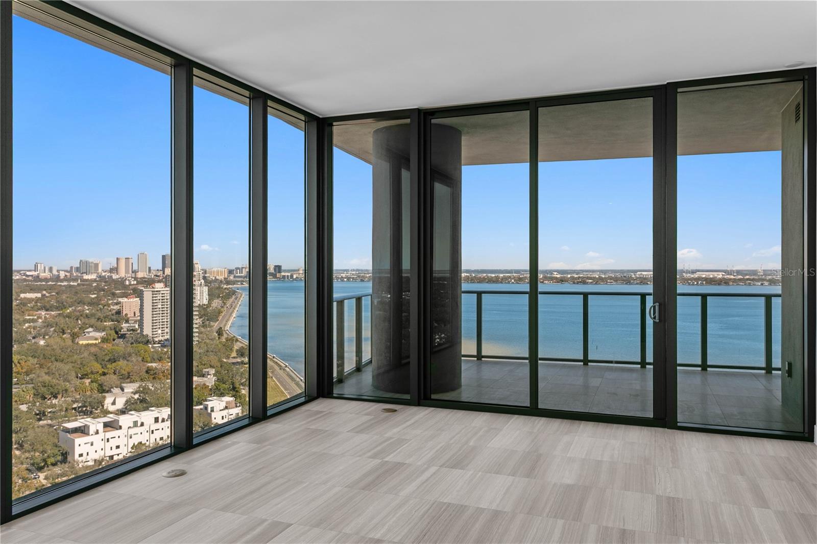Floor-to-ceiling windows offering breathtaking views