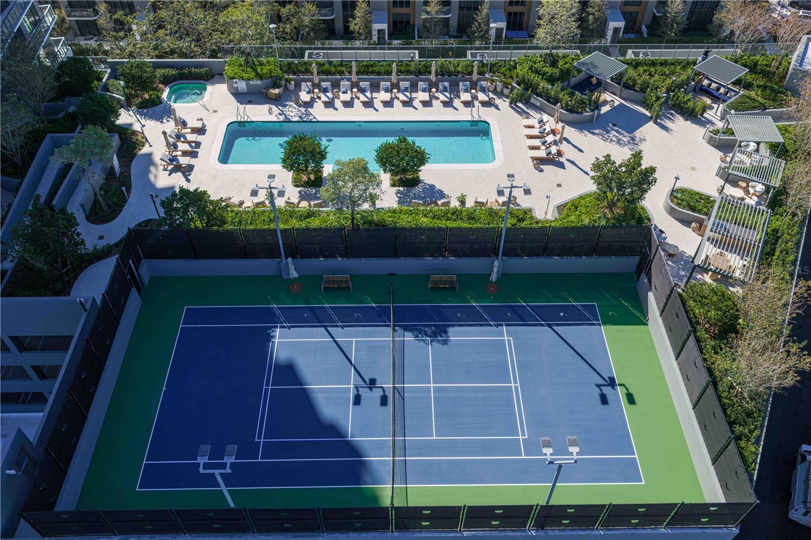 Swimming Pool, Pickleball & Tennis Court
