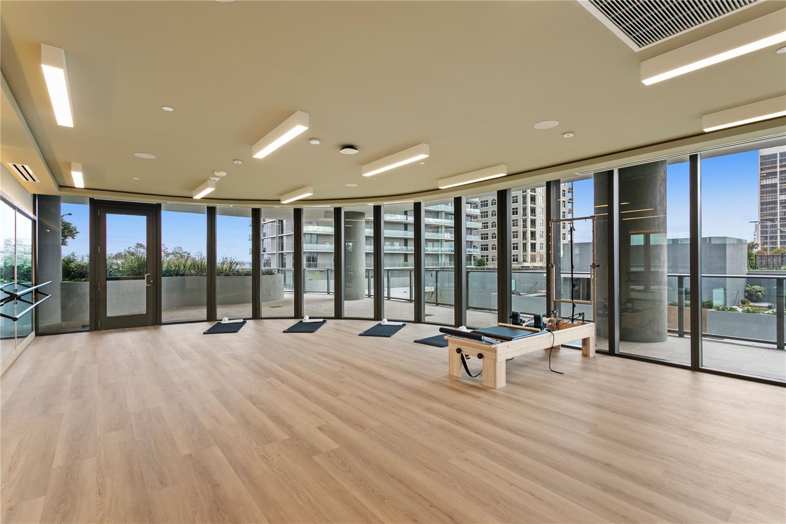 Boutique Pilates and yoga studio with professional reformer equipment and scheduled resident wellness classes