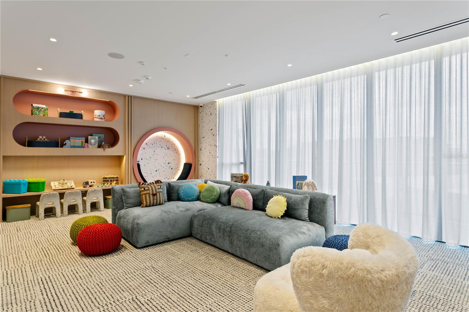 Designated children’s playroom