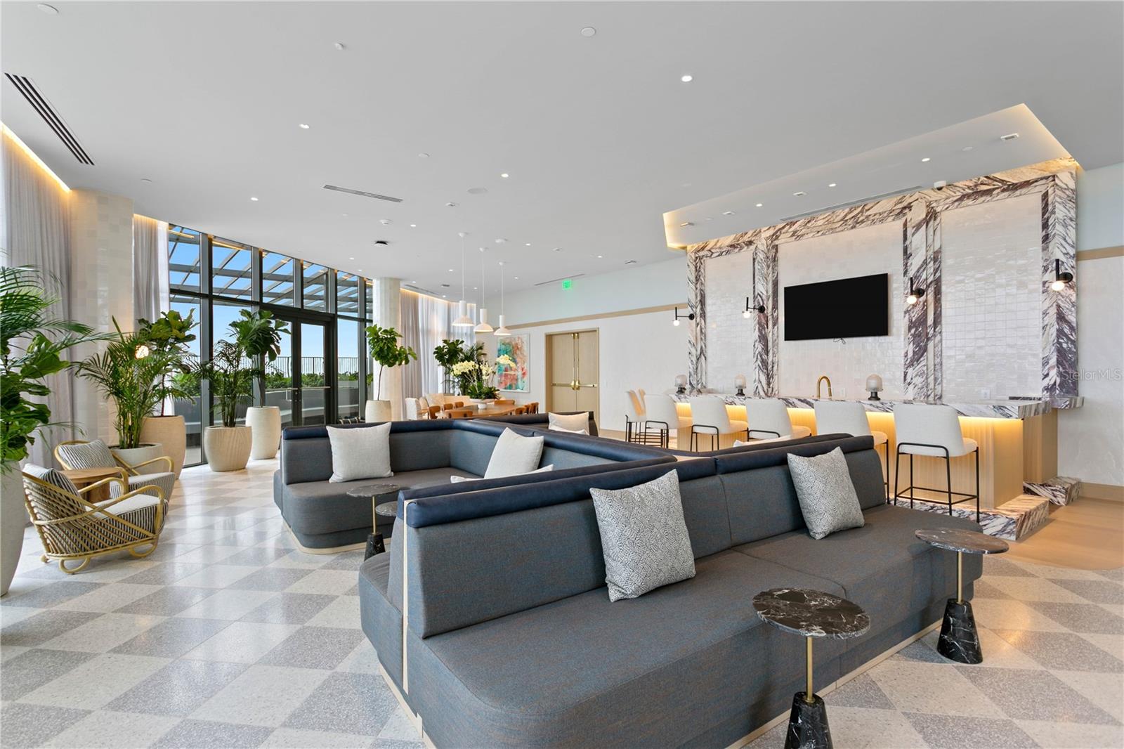 Elevated rooftop retreat with curated lounge areas and luxury hospitality services