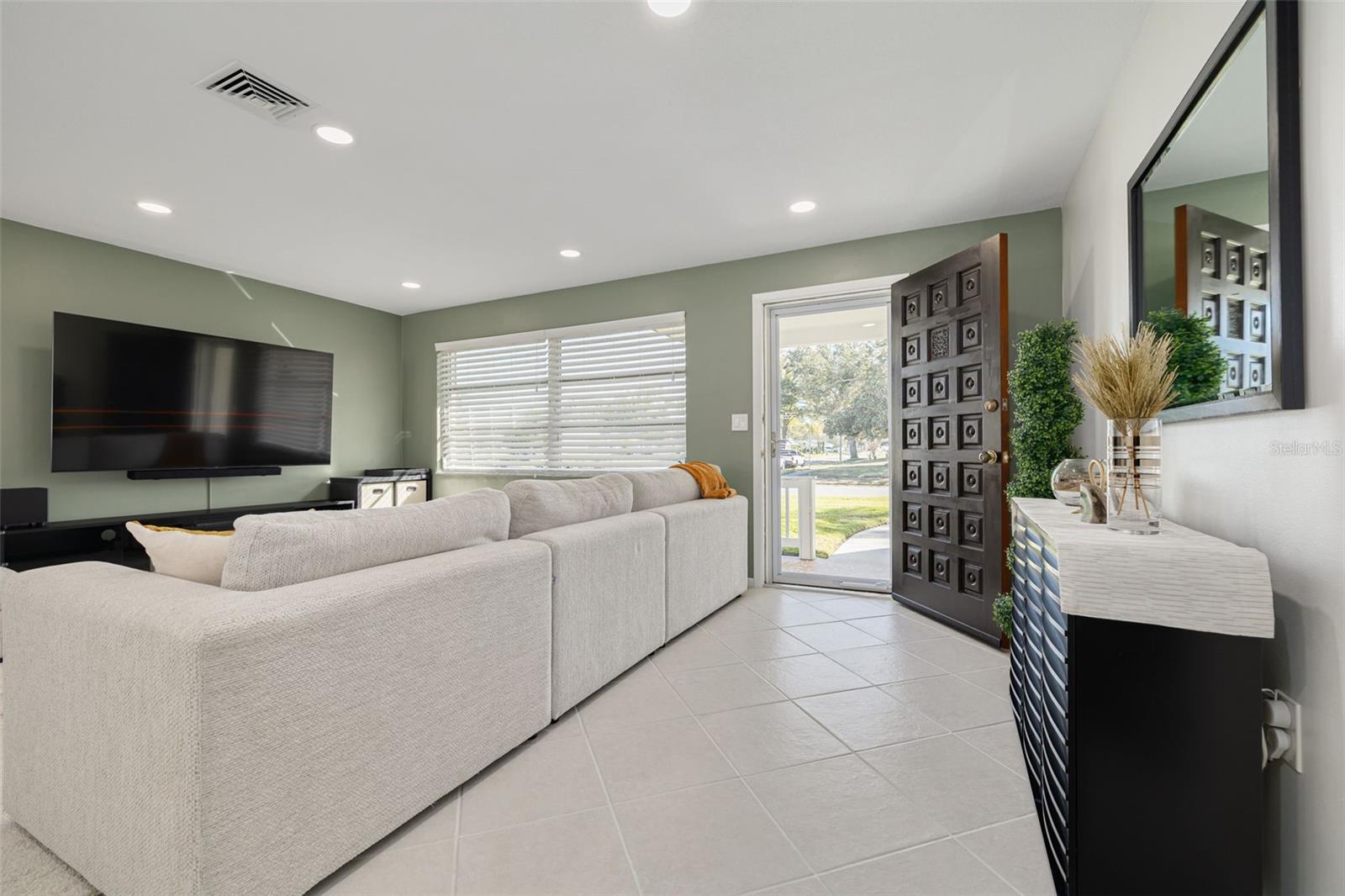 Front entrance/living room