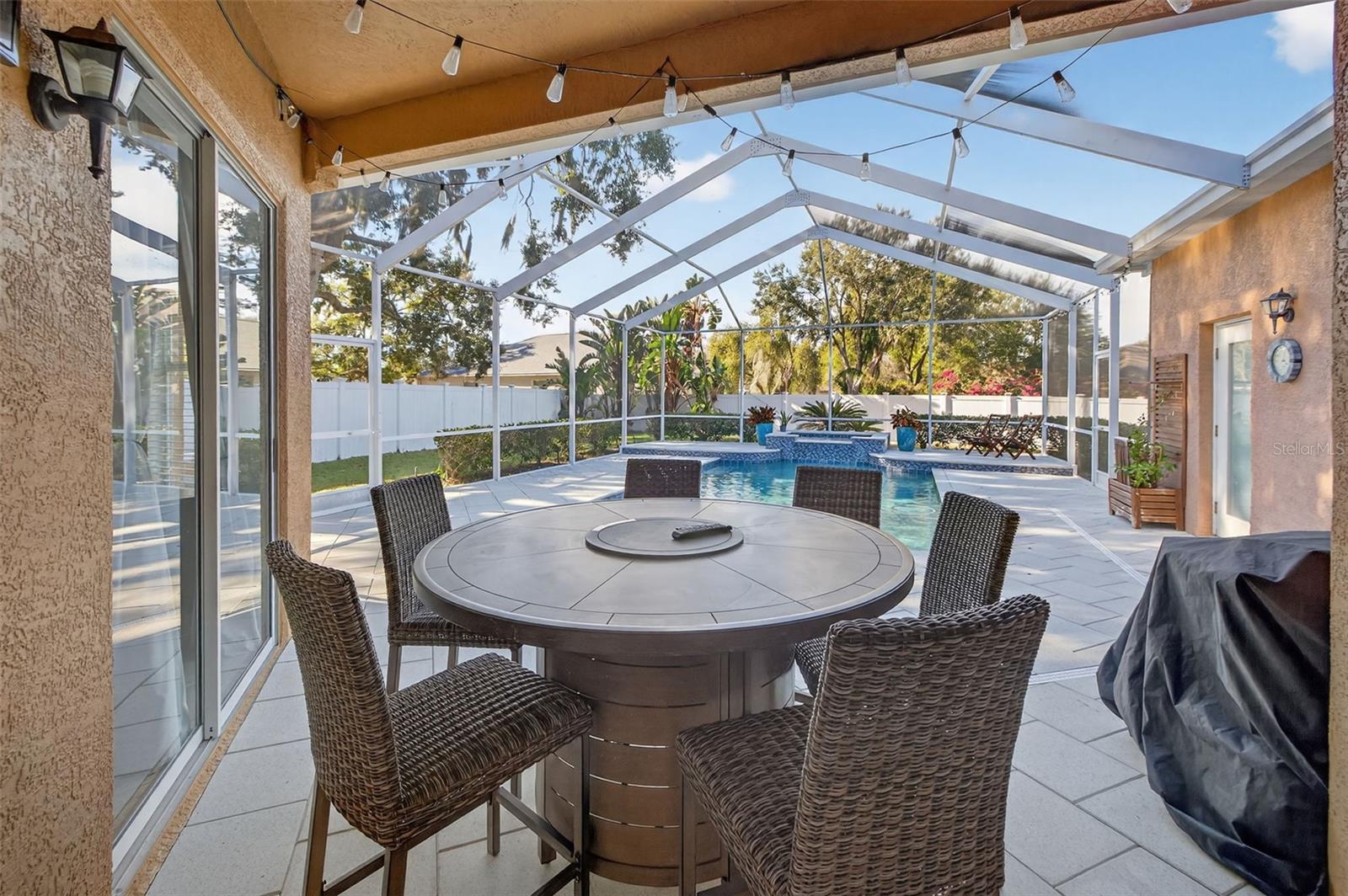 Covered Eating Space Outside