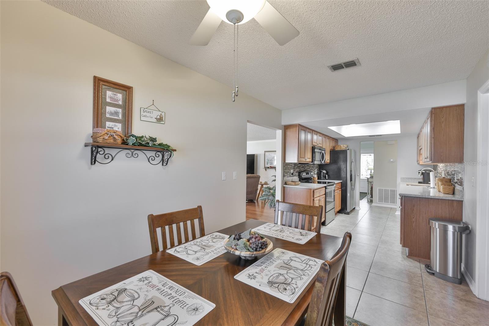 A lovely area for early morning breakfast, a cup of coffee and a quick read of the newspaper.