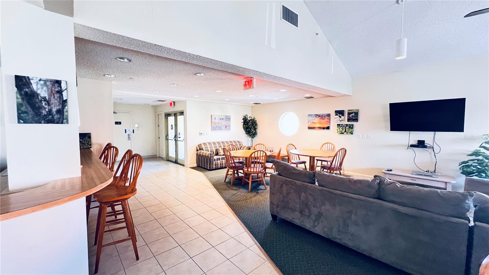 Clubhouse rec room