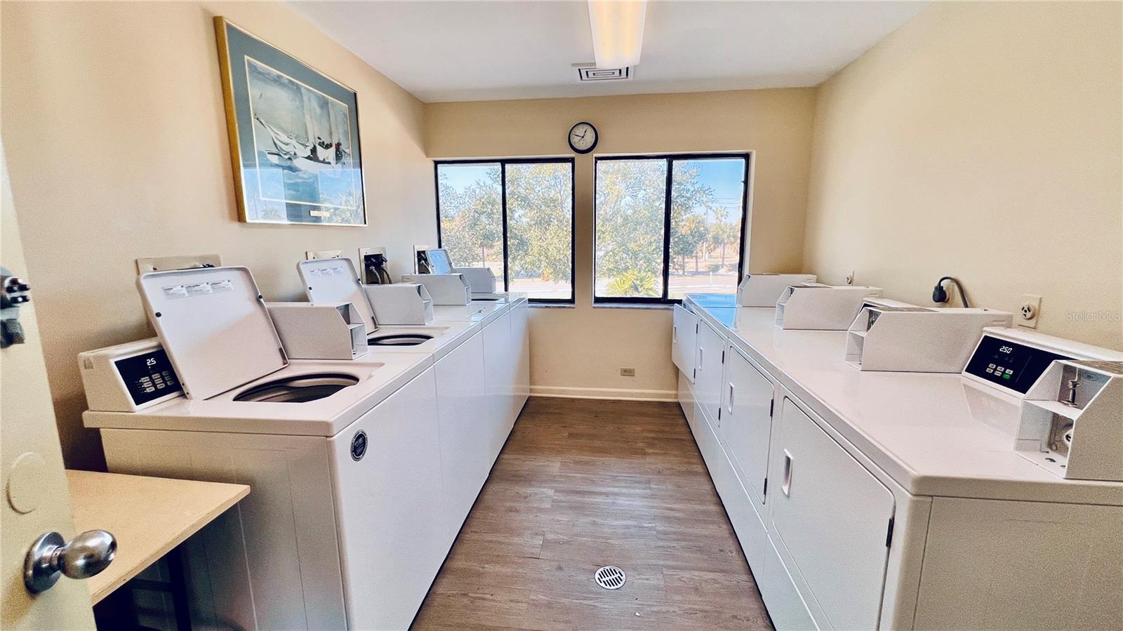 Laundry room located in Clubhouse