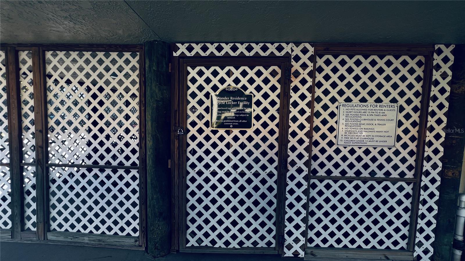 Resdent storage room