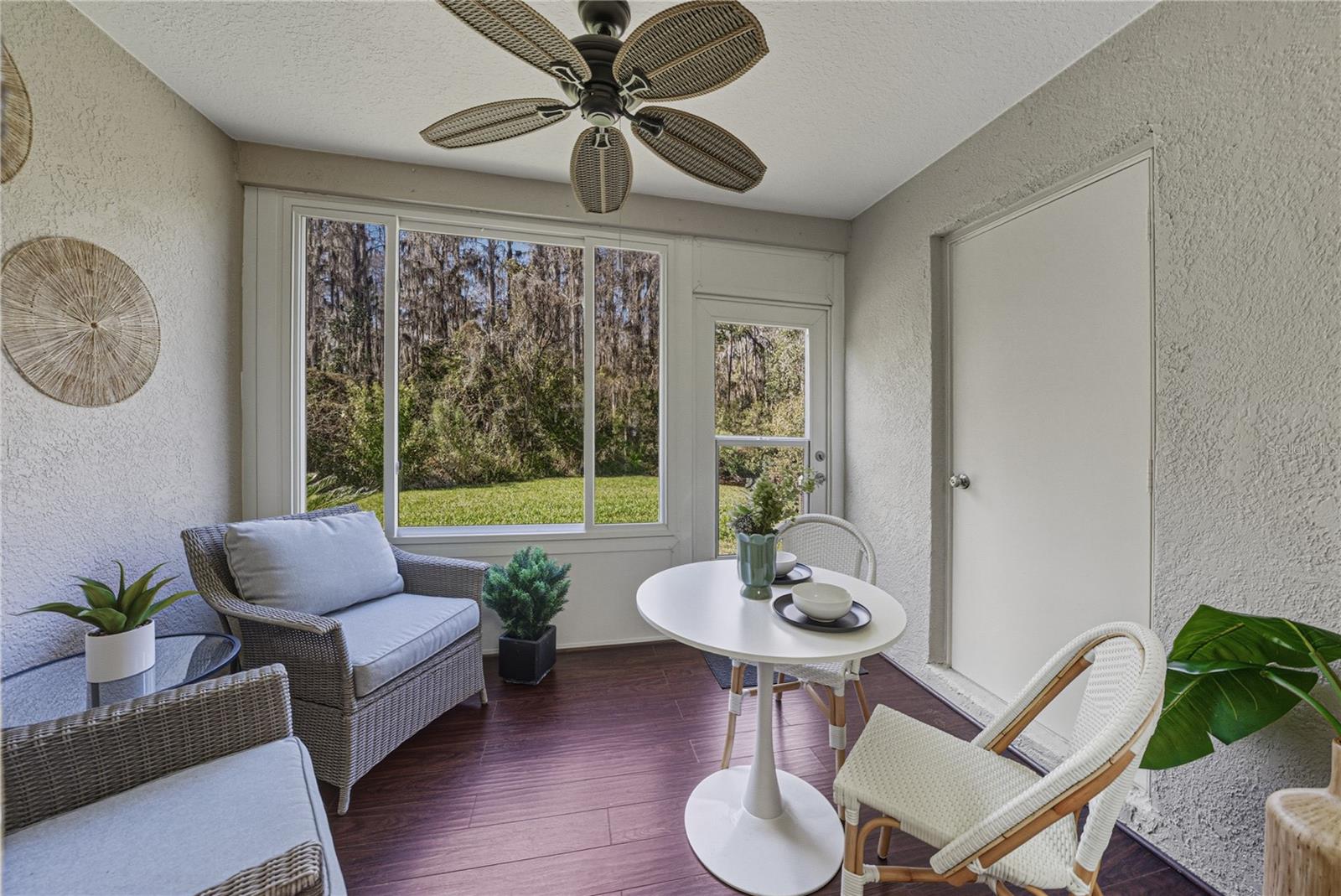 All Season Florida Room with Luxury Laminate Flooring