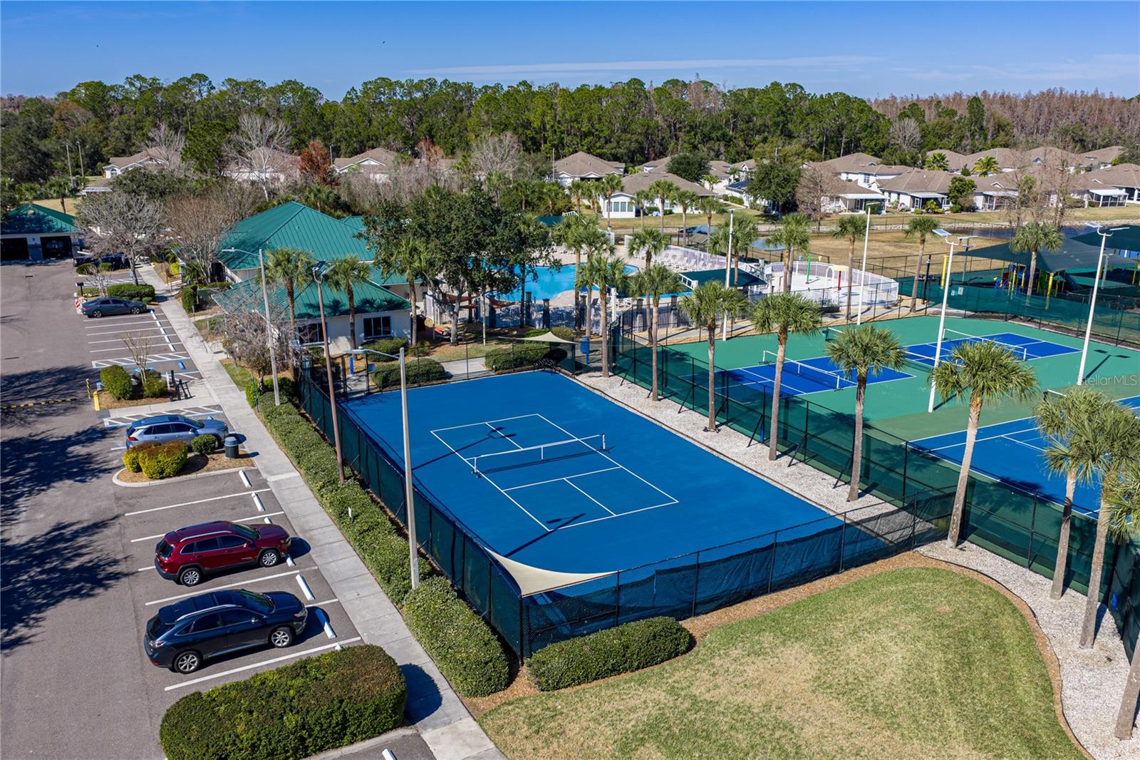 Lighted Pickleball and Tennis