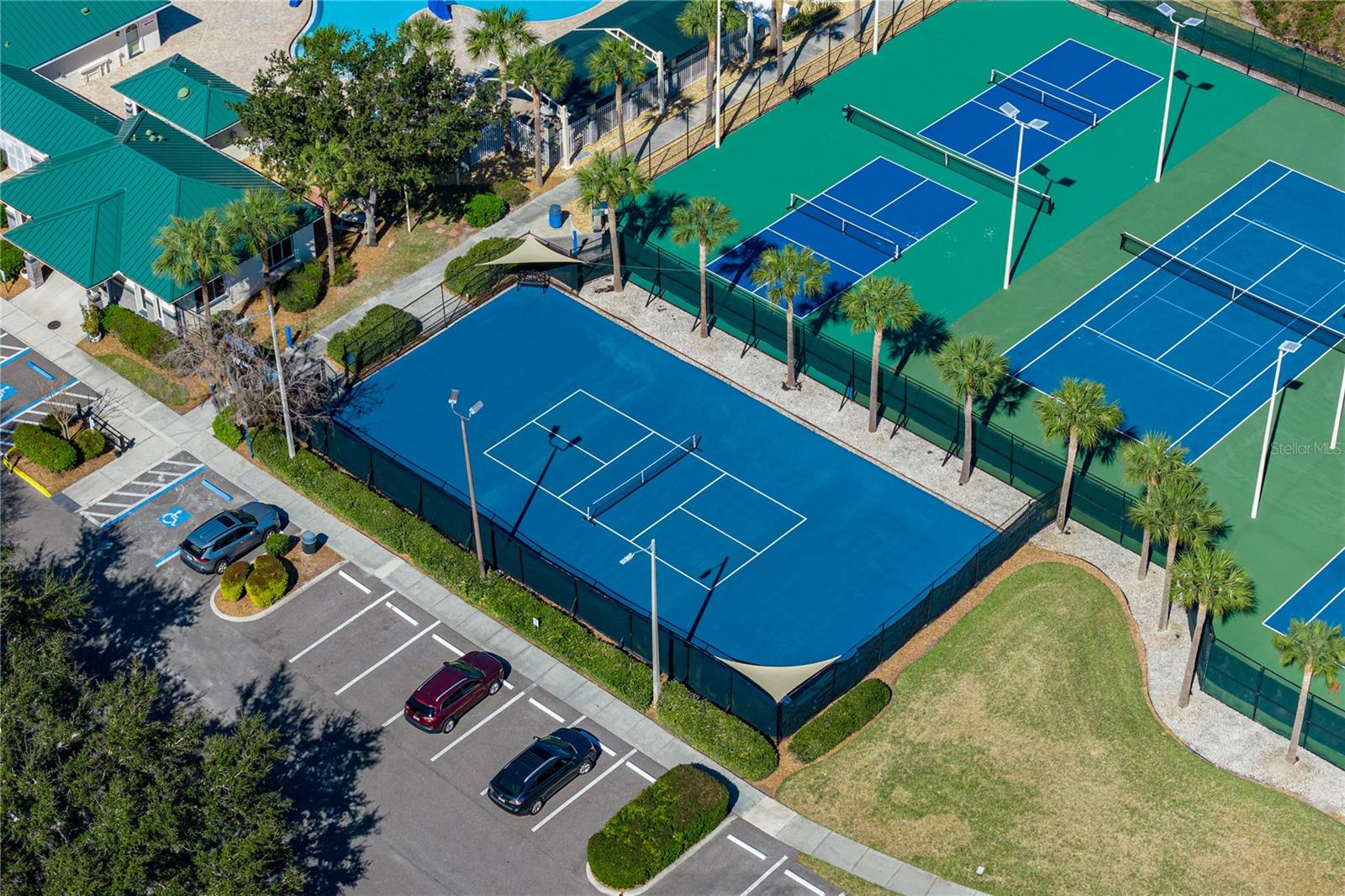 Lighted Pickleball and Tennis