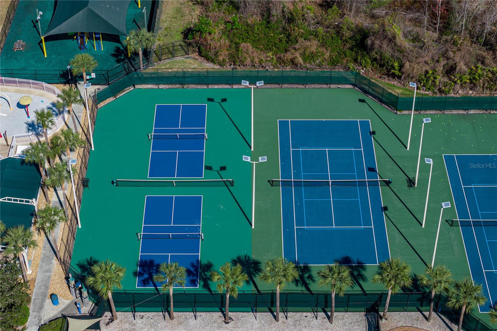 Lighted Pickleball and Tennis