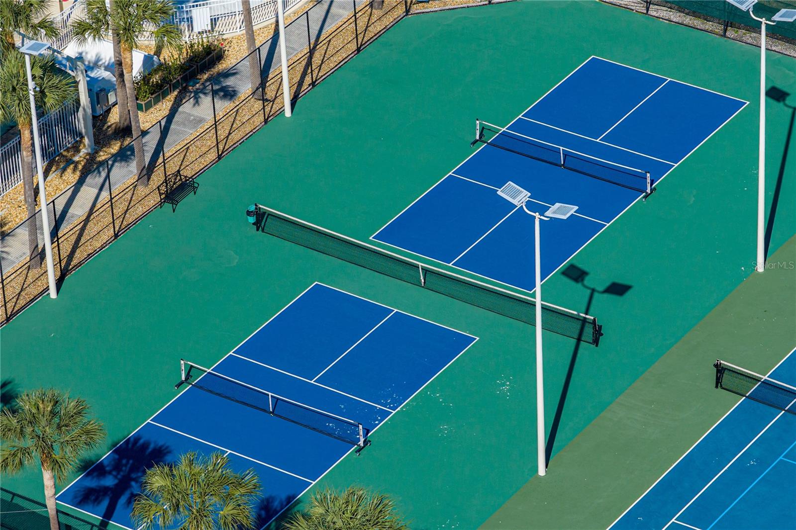 Lighted Pickleball and Tennis