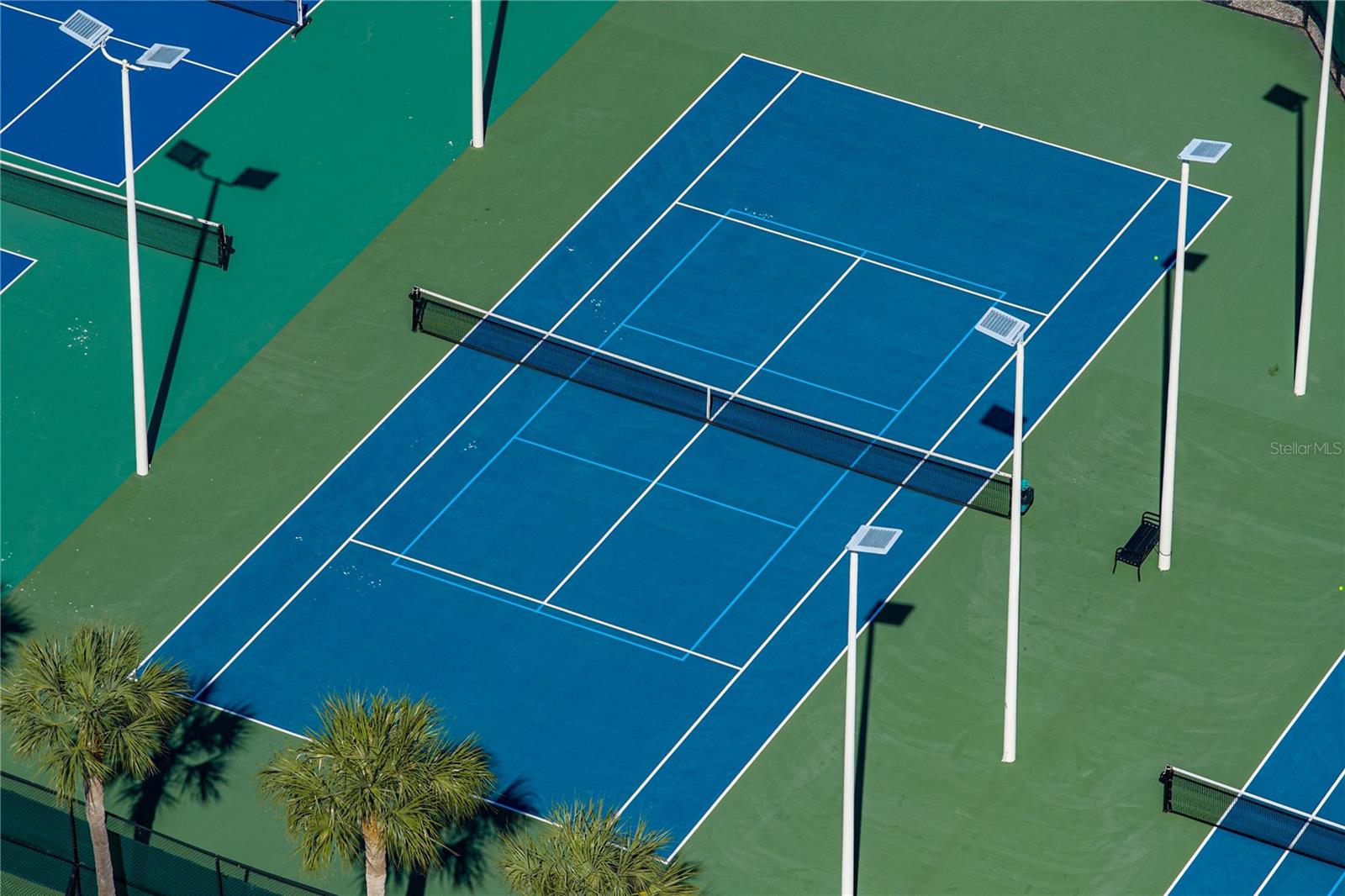 Lighted Pickleball and Tennis