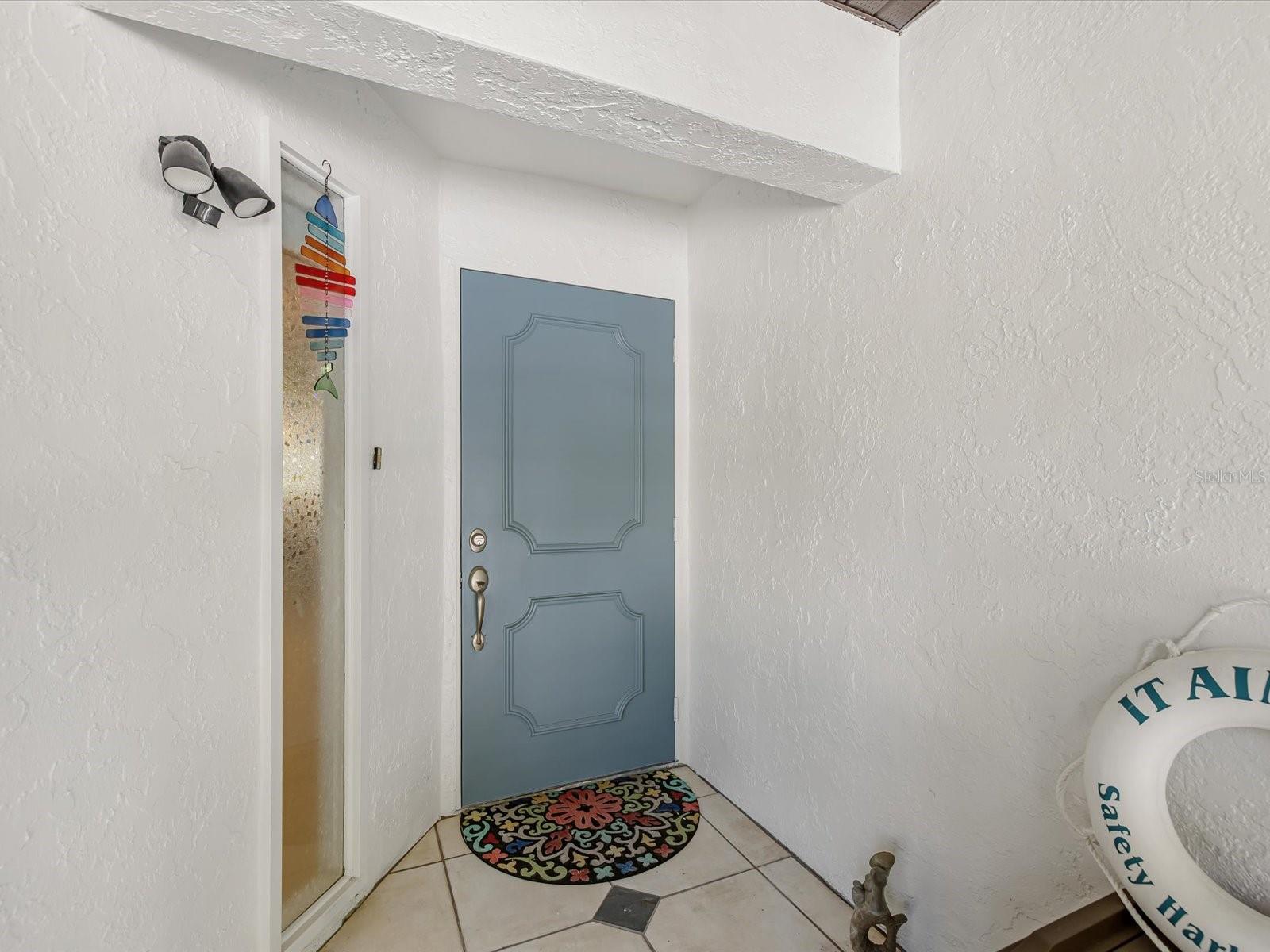 Front Entry is Screened