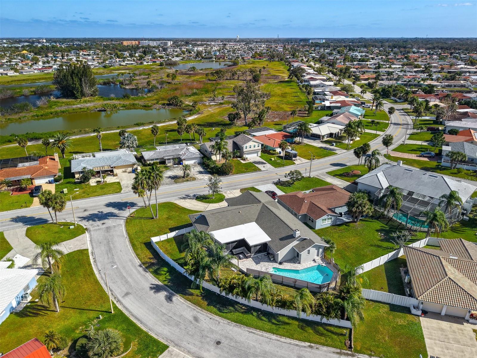 Easy in and easy out of neighborhood. Home high and dry. No water intrusion for hurricane Helene or Milton.