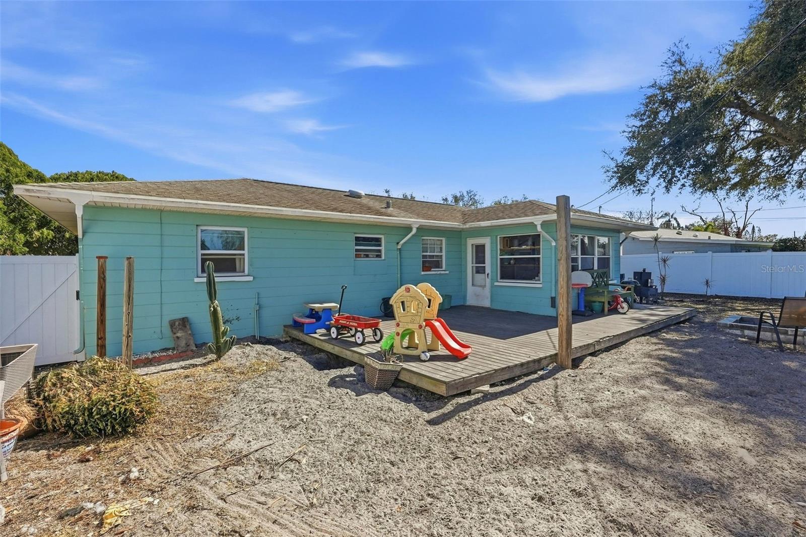Large Fenced in Backyard