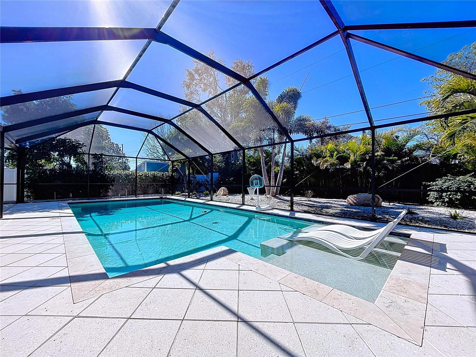 Brand new in-ground pool, deck & screened enclosure!