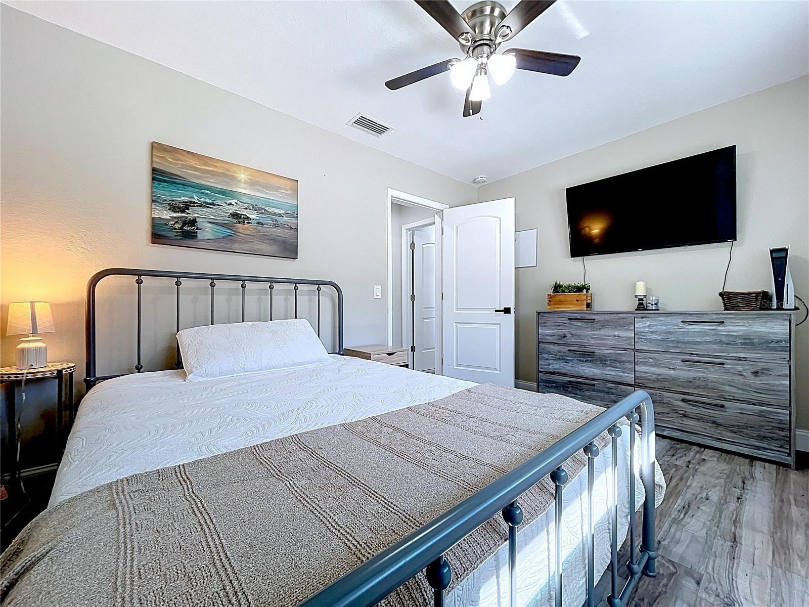 Bedroom 2 is spacious & allows plenty of natural light