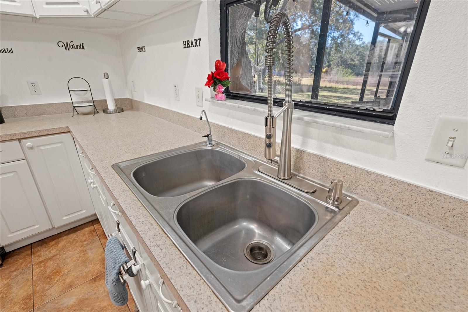 Window over Kitchen Sink