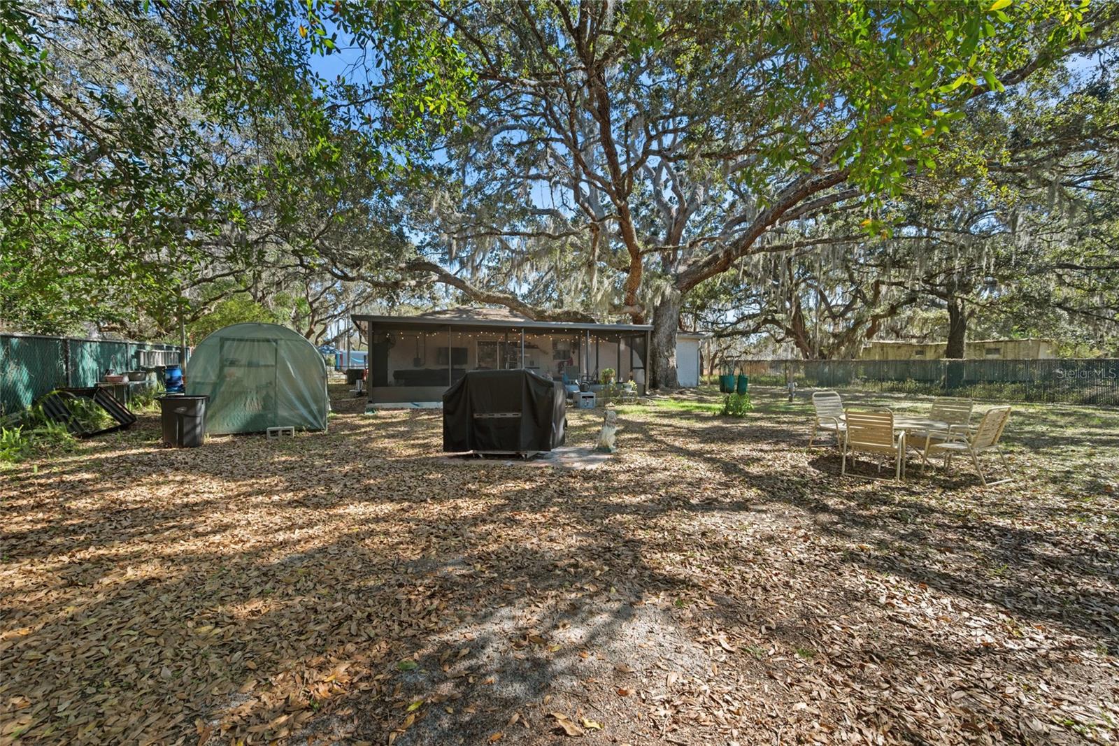 1 of 2 Greenhouses located on left