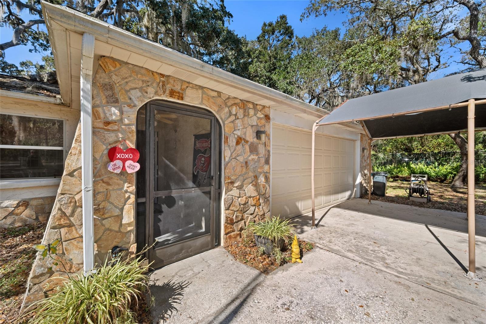 Covered Front Entrance