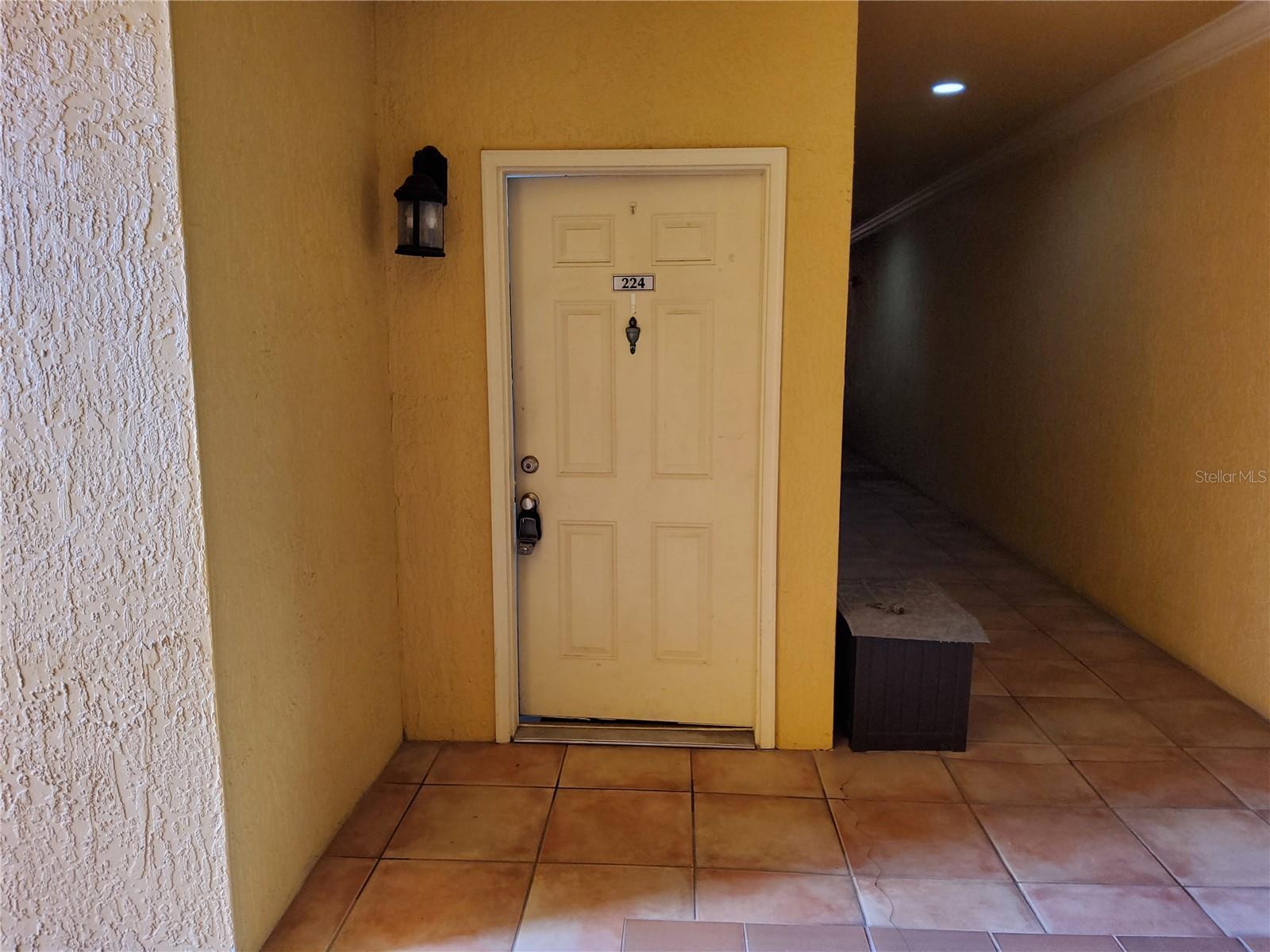 Entrance to the unit 224