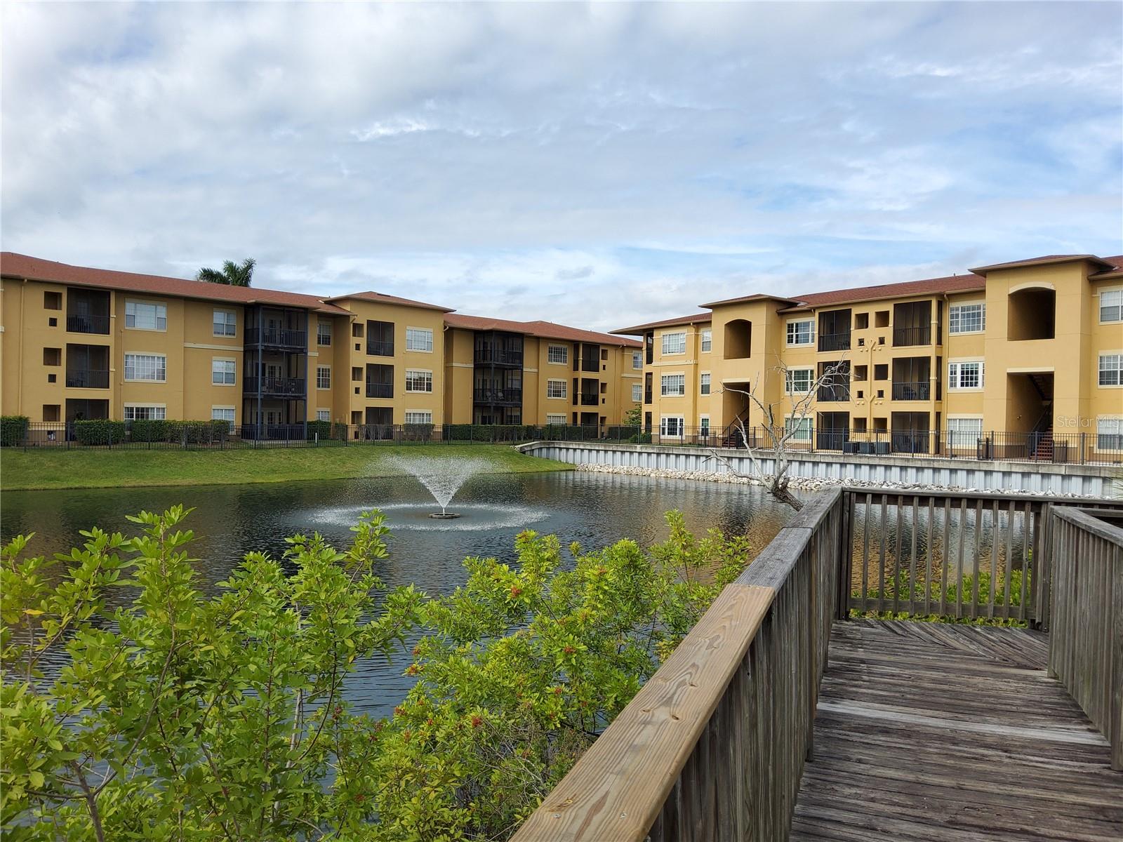 Community Boardwalk with water view