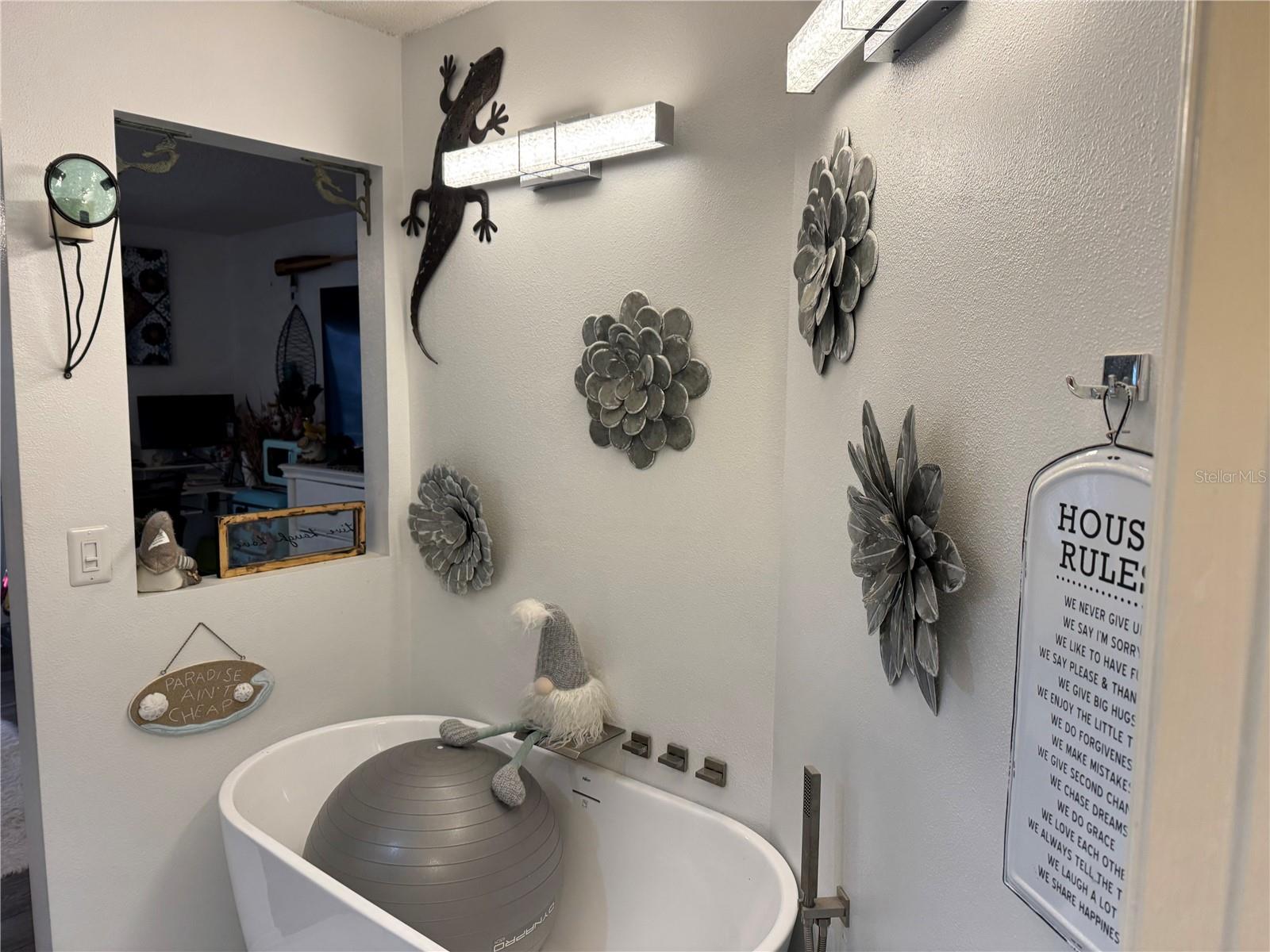 Soaker Tub with Walk in Closet