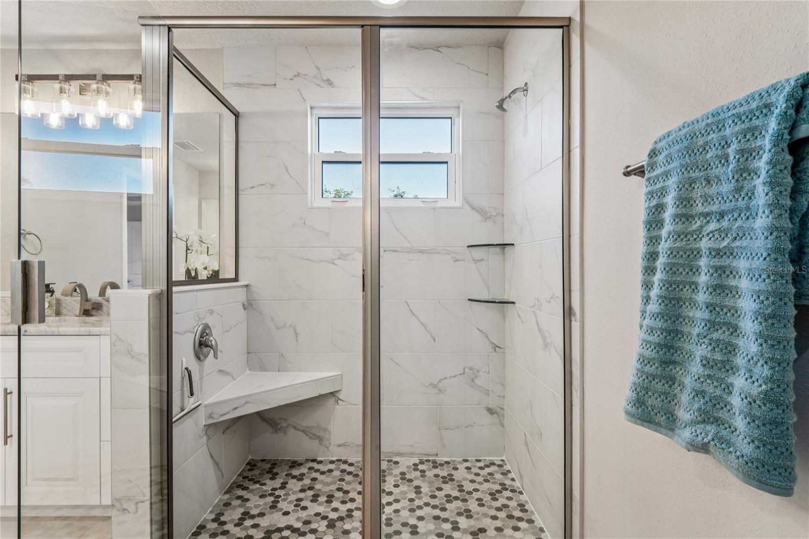 gorgeous shower area