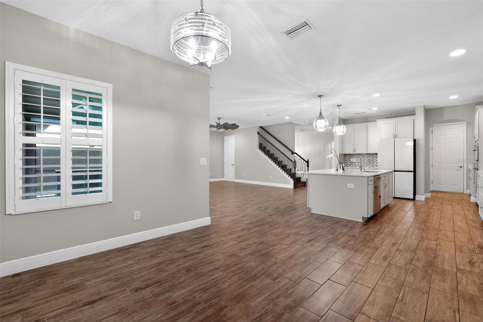 View from kitchen nook