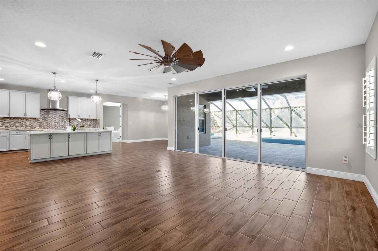 View from living room