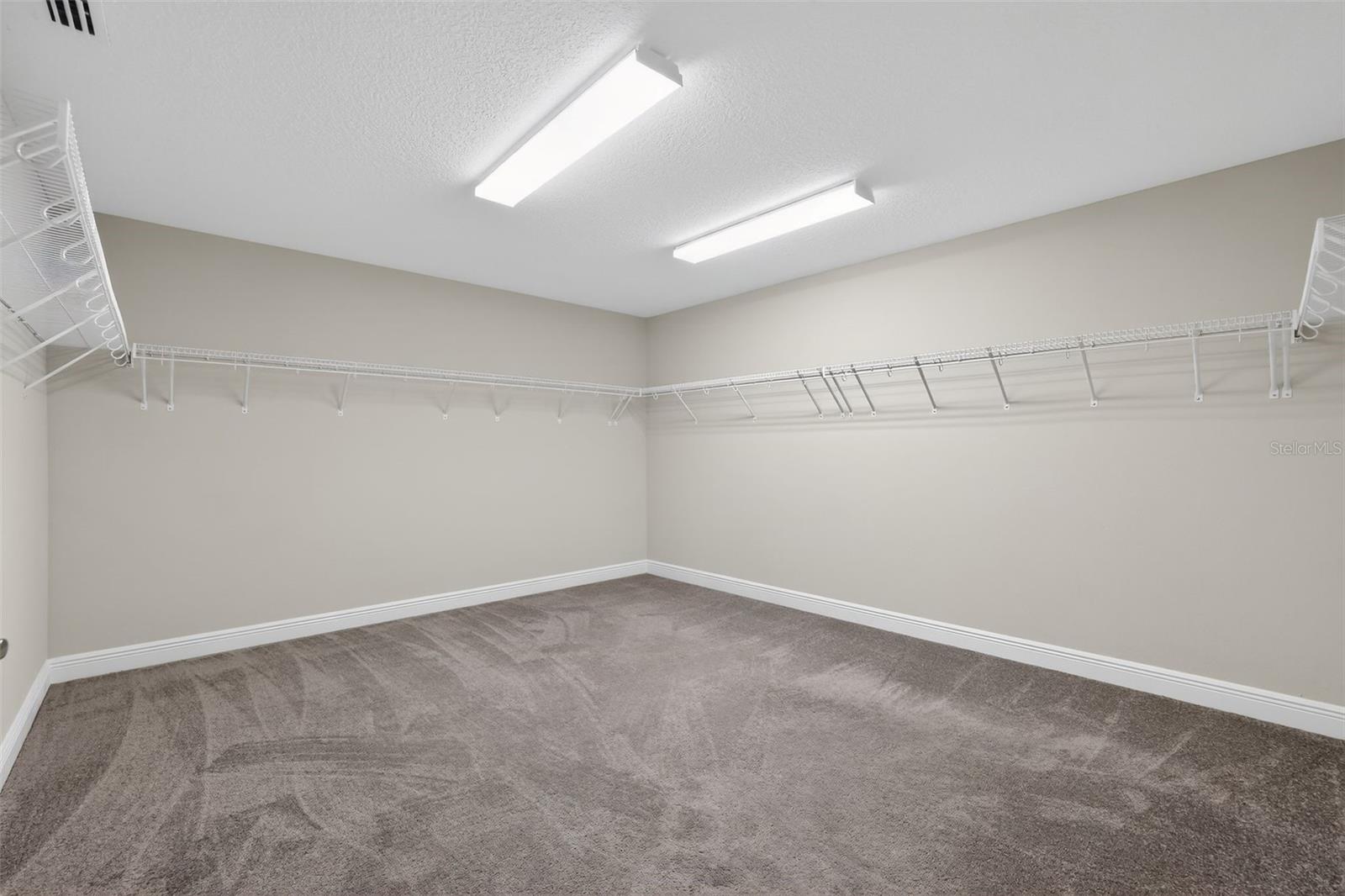 Second floor owner's closet