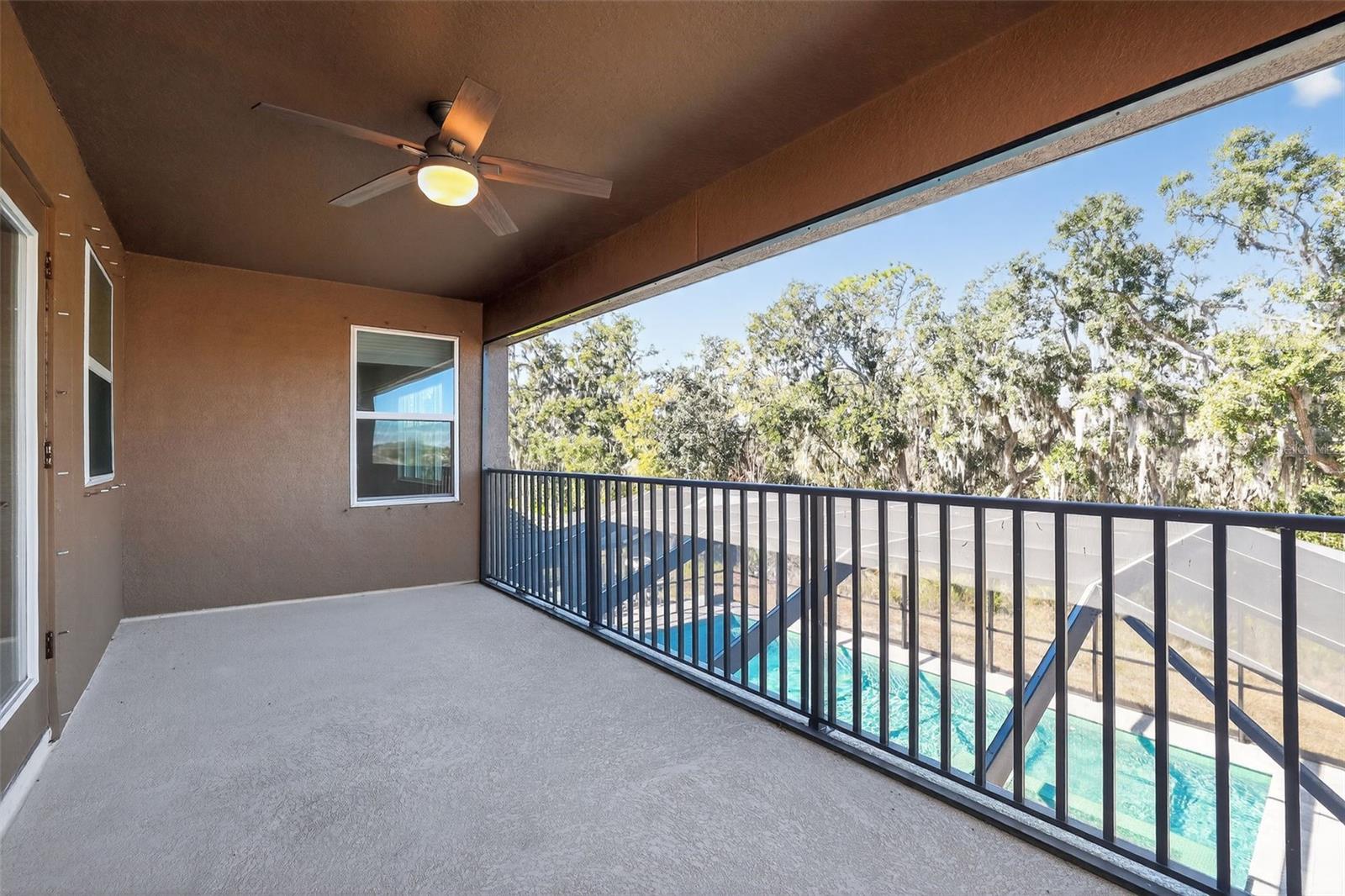 Second floor balcony