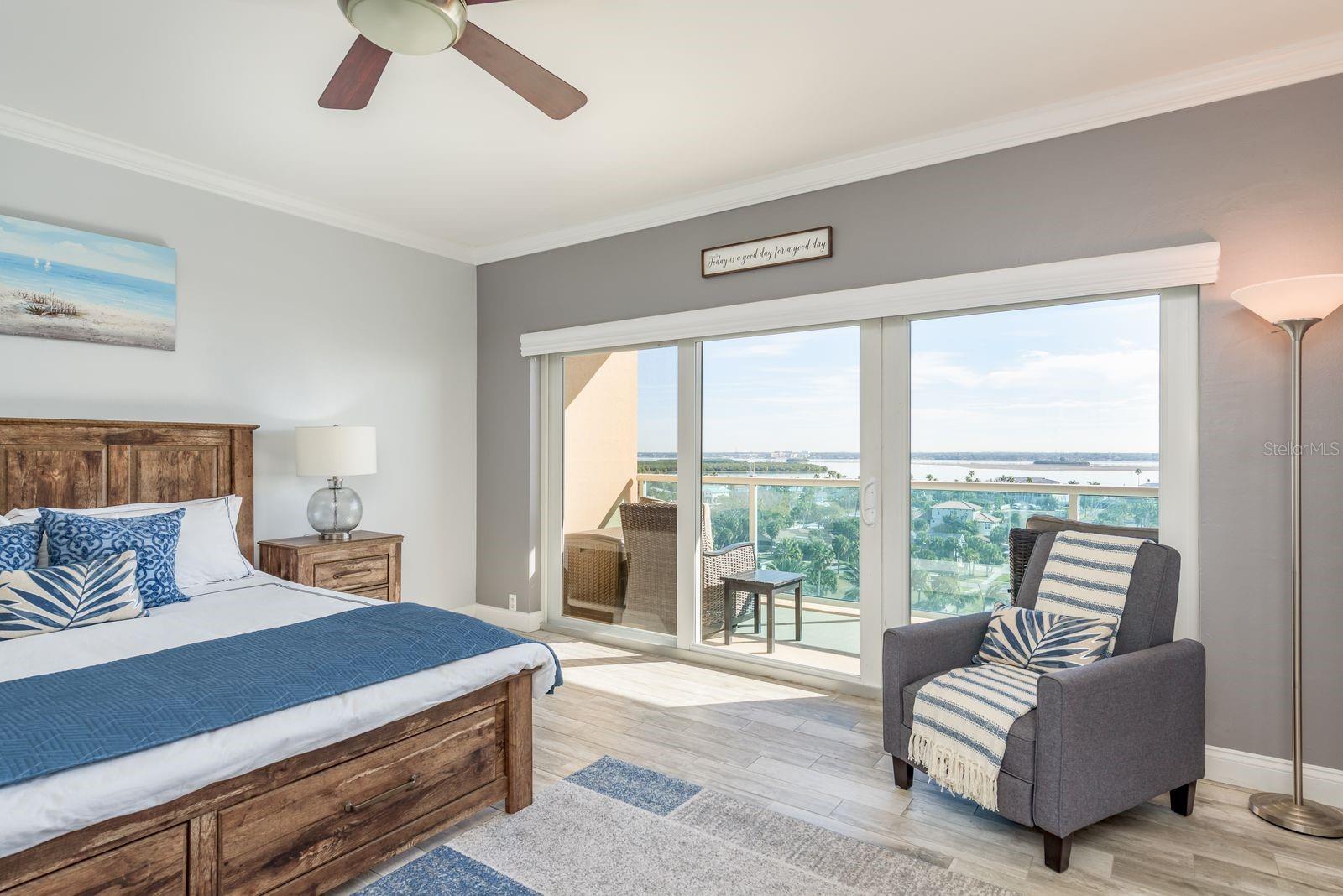 Master Bedroom w Private Patio