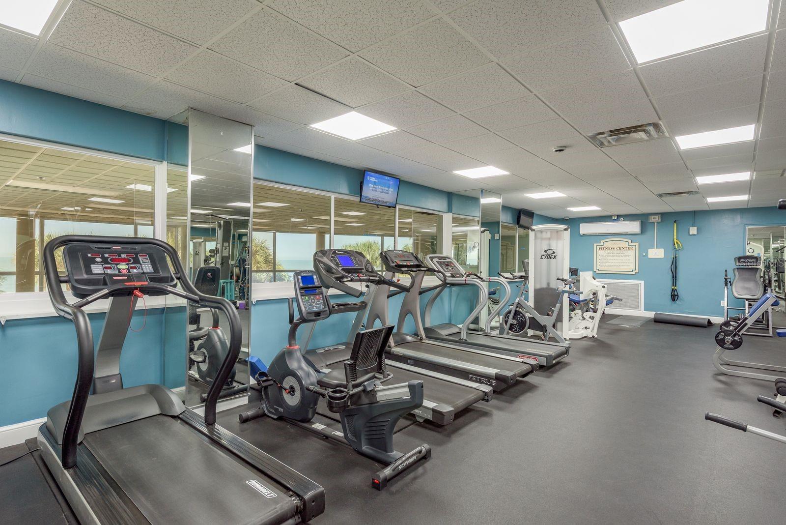 Fitness Center w Gulf Views