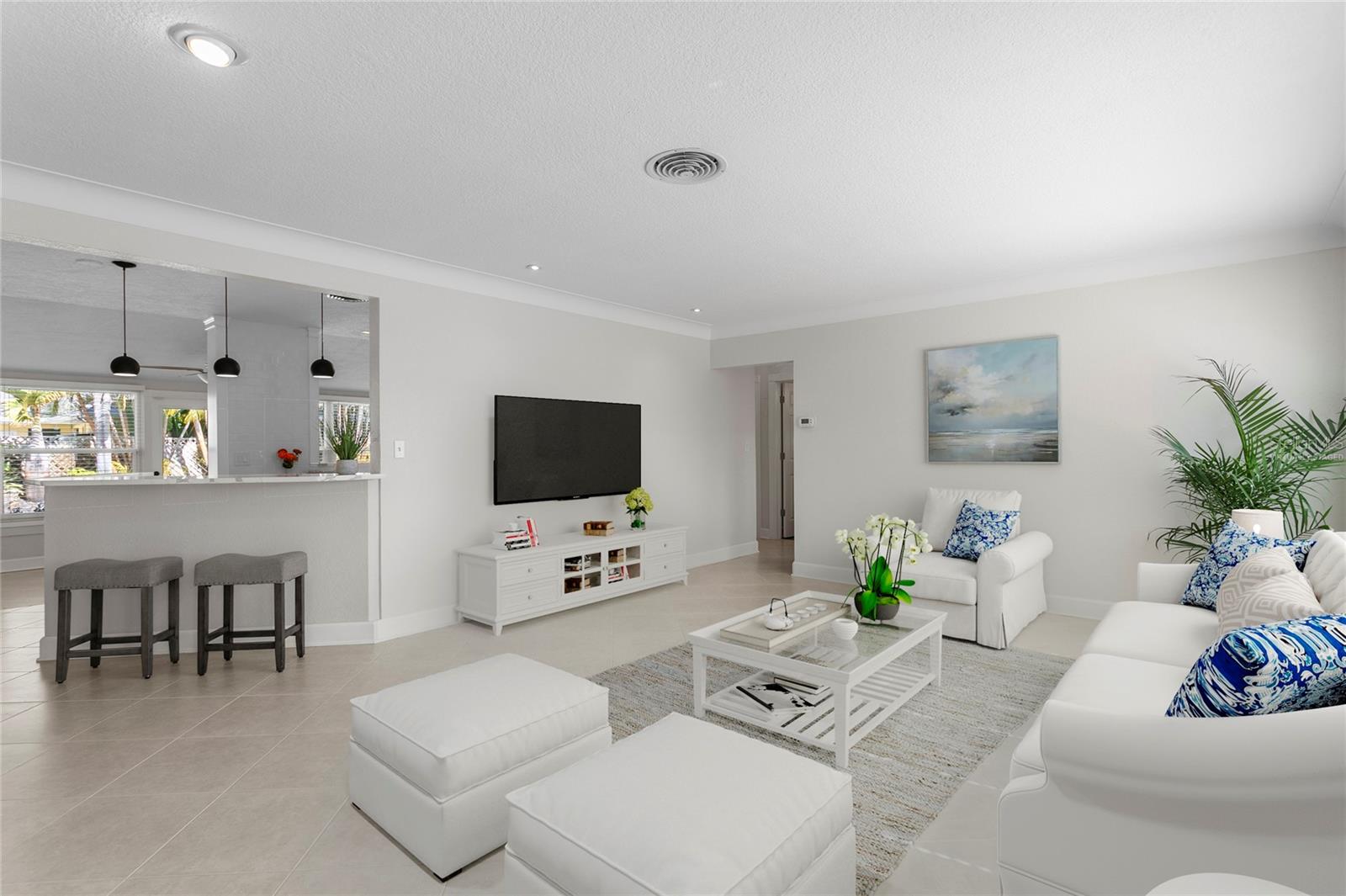 Virtually Staged Living Area