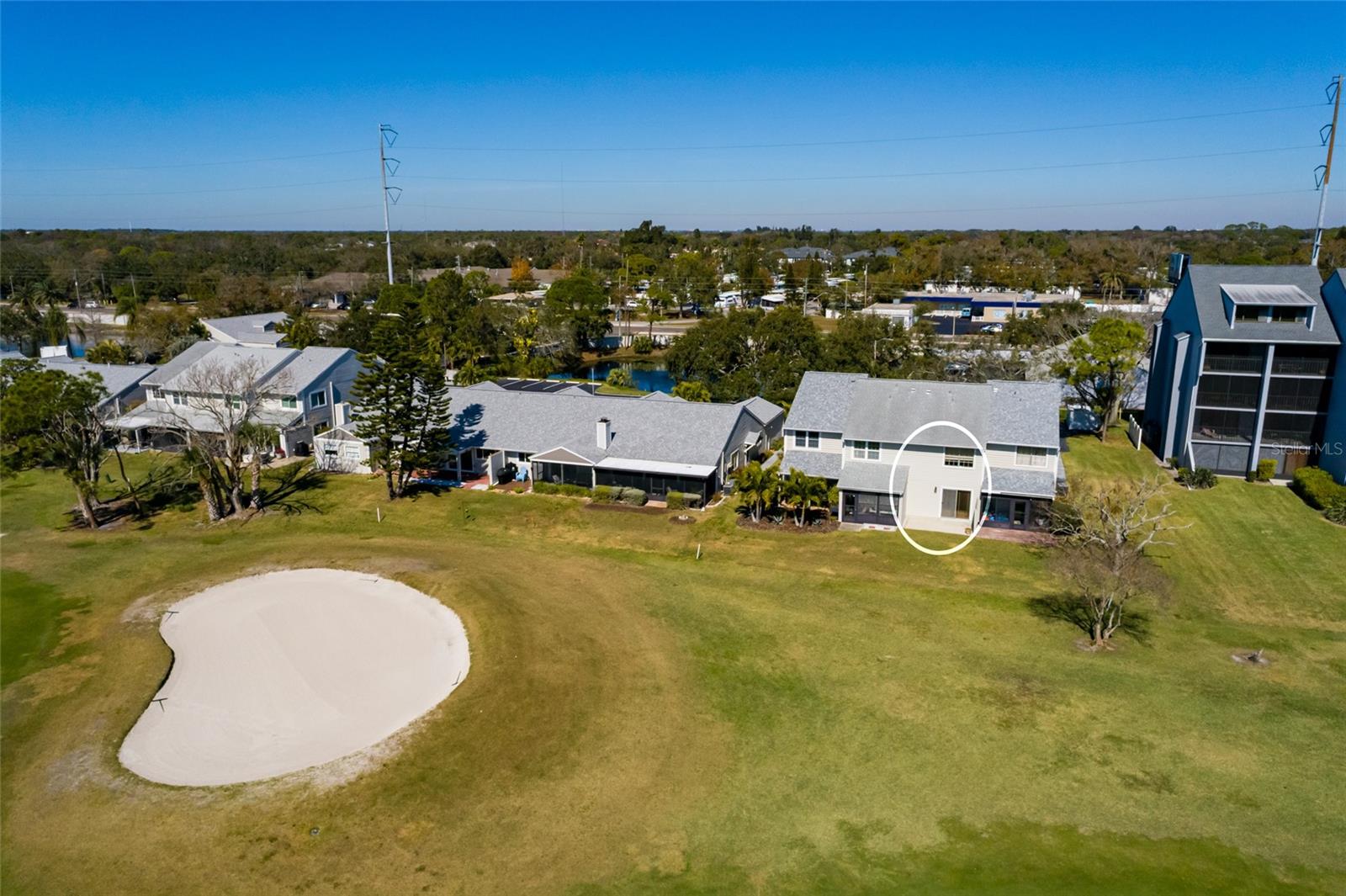 Golf Course View From Patio and 2nd Floor Primary Bedroom